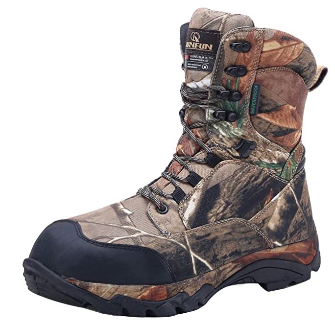 R RUNFUN Men's camo Waterproof Lightweight Hunting Boots - Adventure